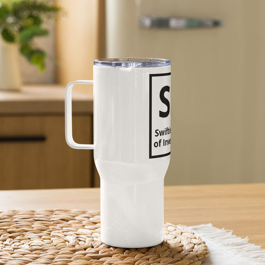 SBI Swiftie Bureau of Investigation Travel mug with a handle