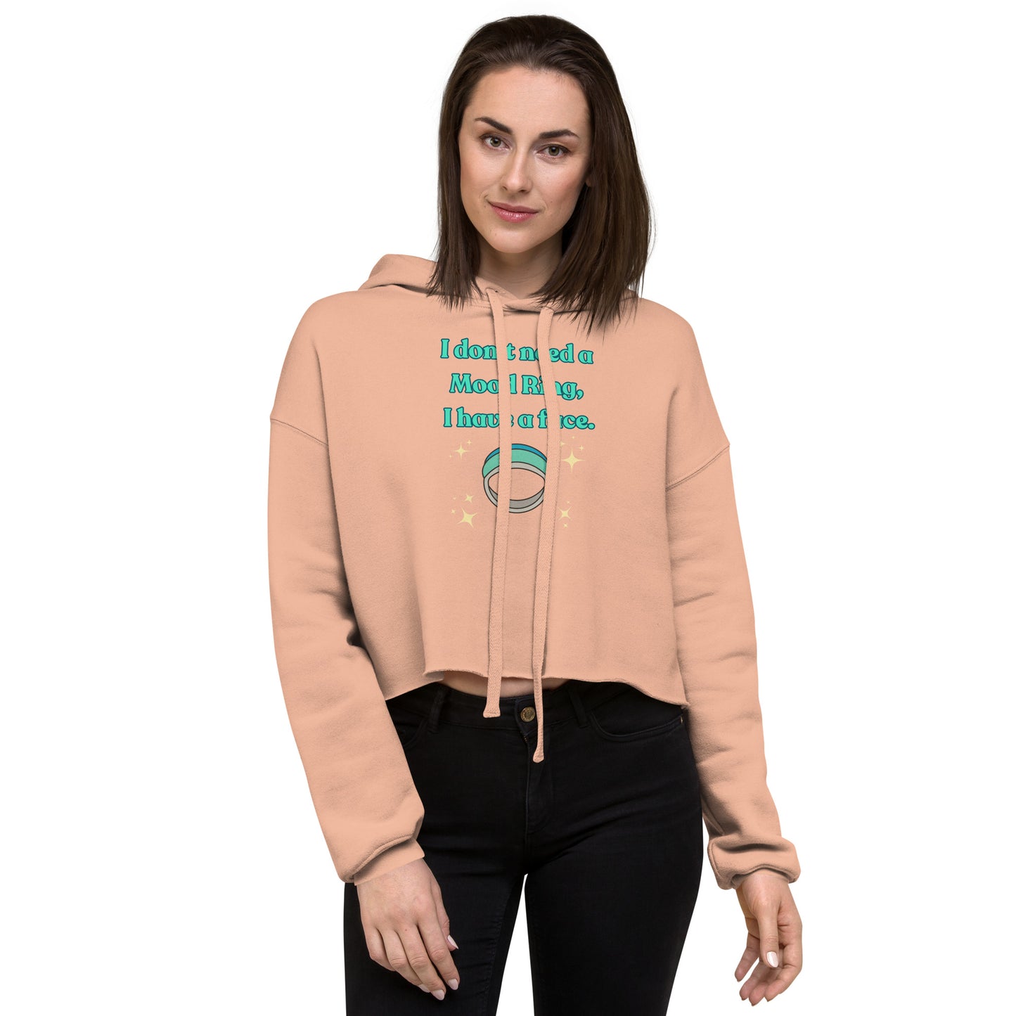 Mood Ring Crop Hoodie