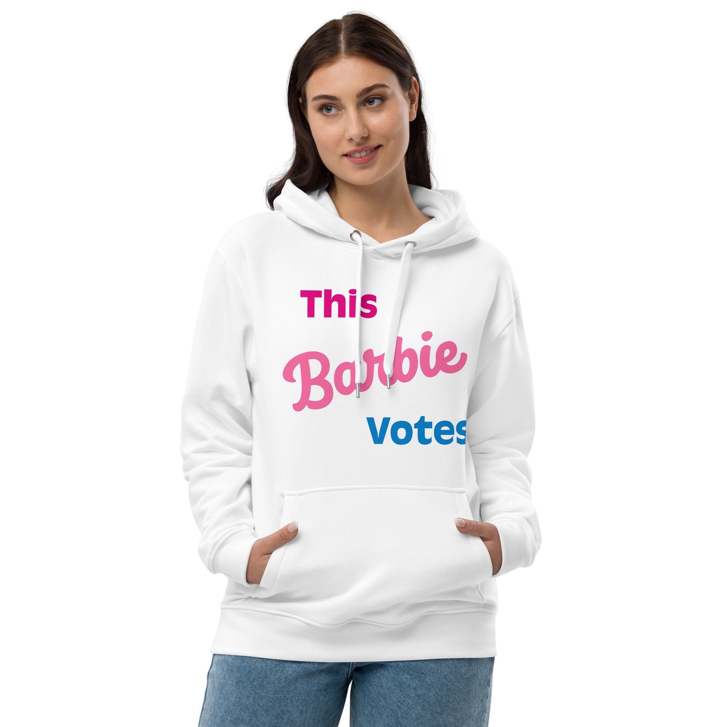 This Barbie Votes Premium eco hoodie