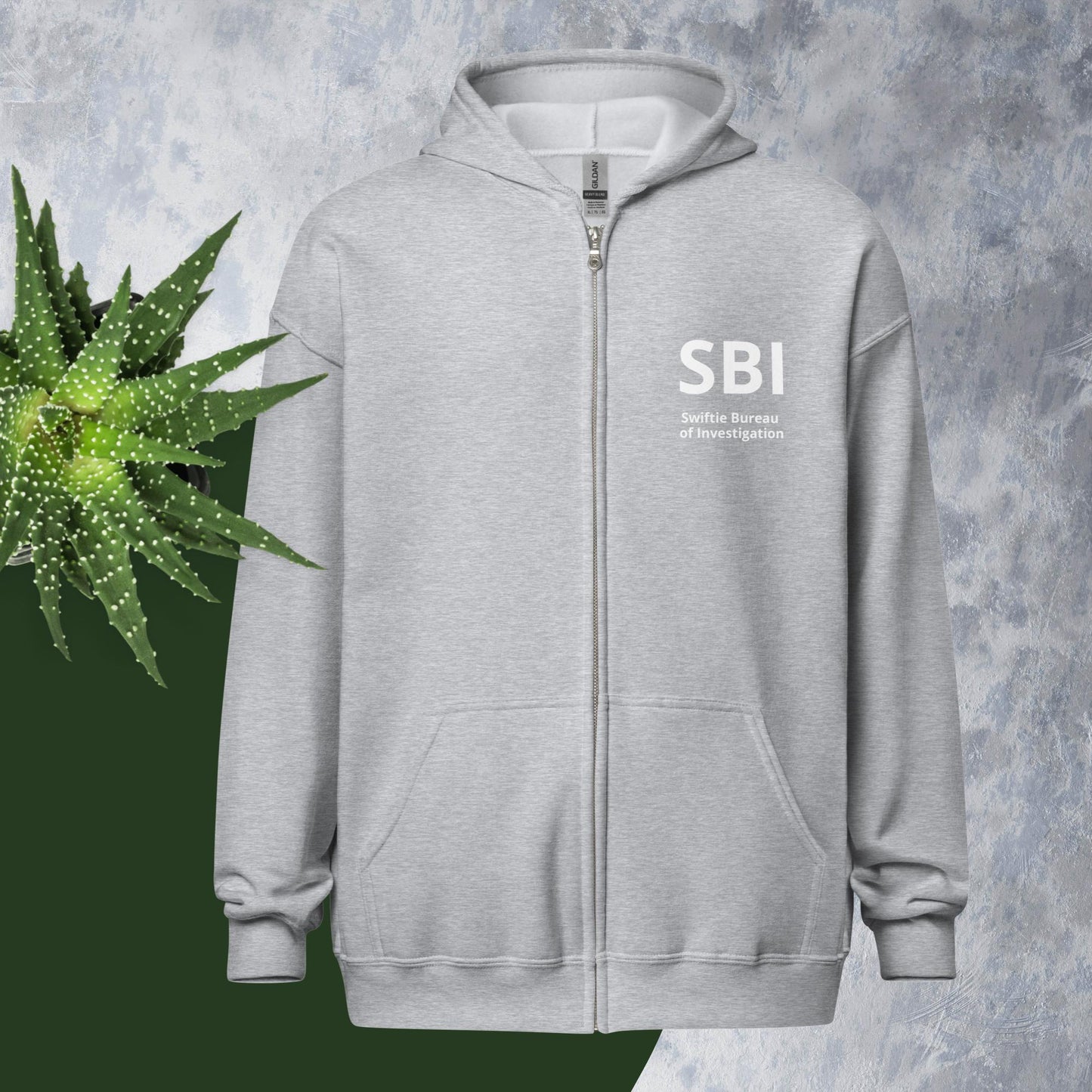 SBI Swiftie Bureau of Investigation Unisex heavy blend zip hoodie