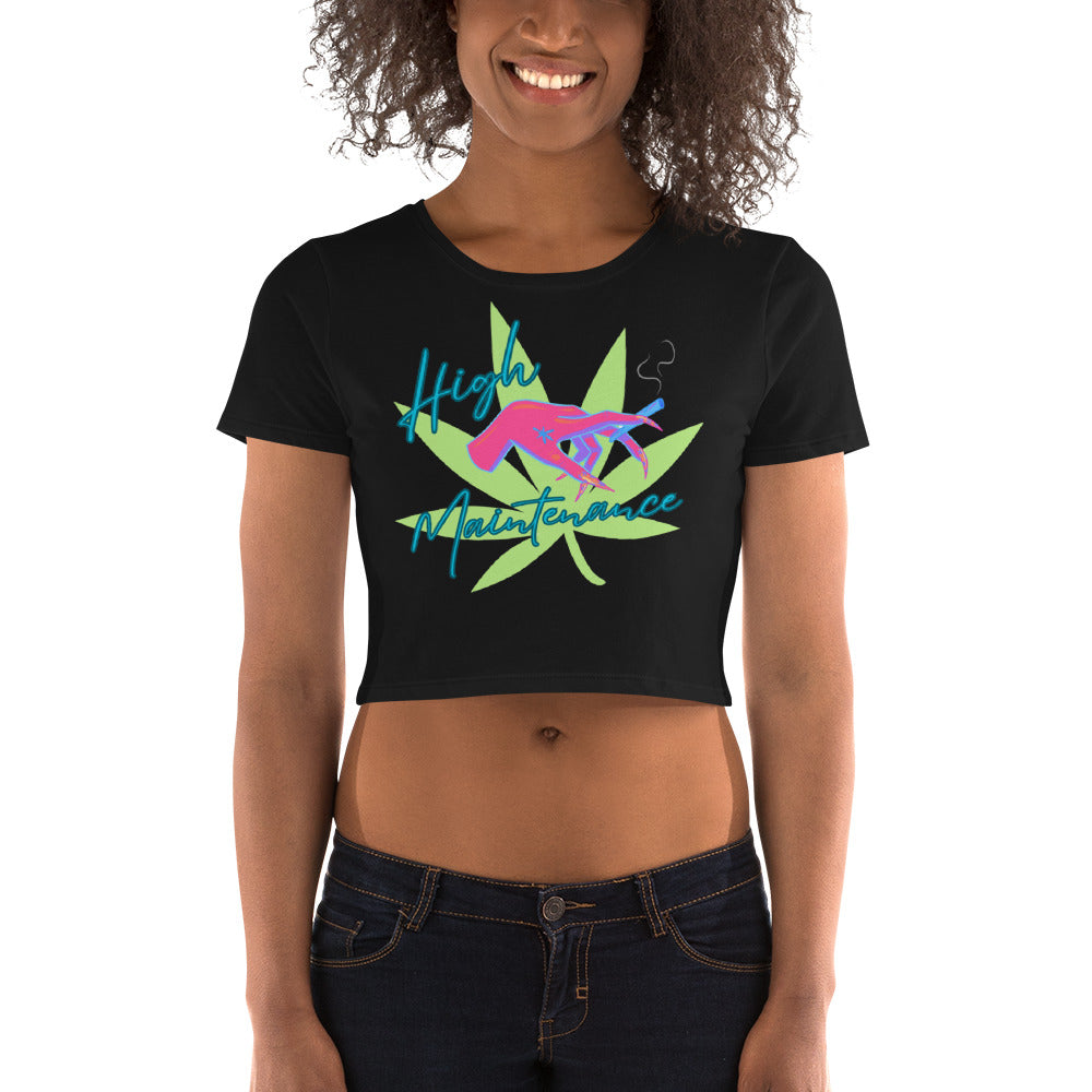 High Maintenance Women’s Crop Tee