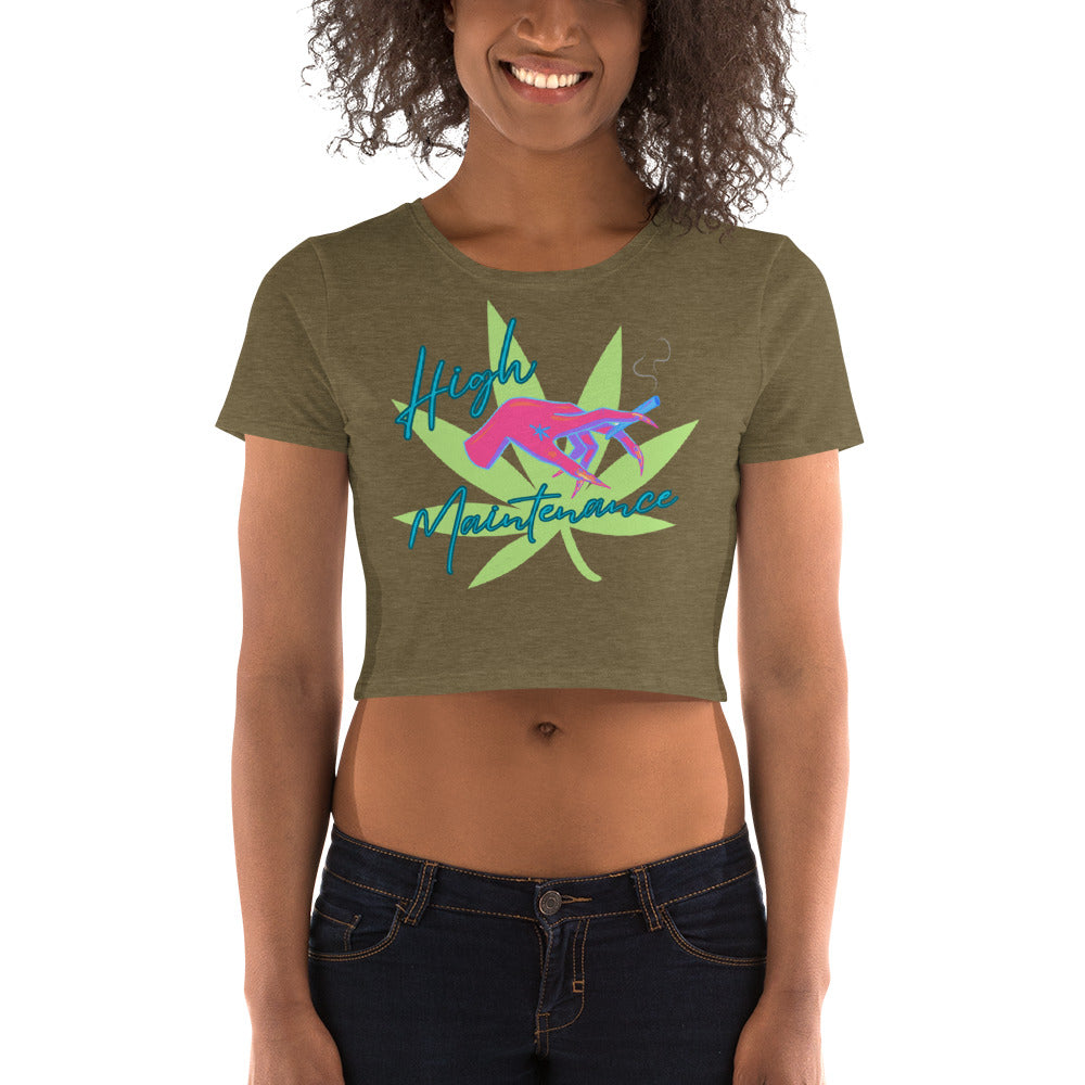 High Maintenance Women’s Crop Tee