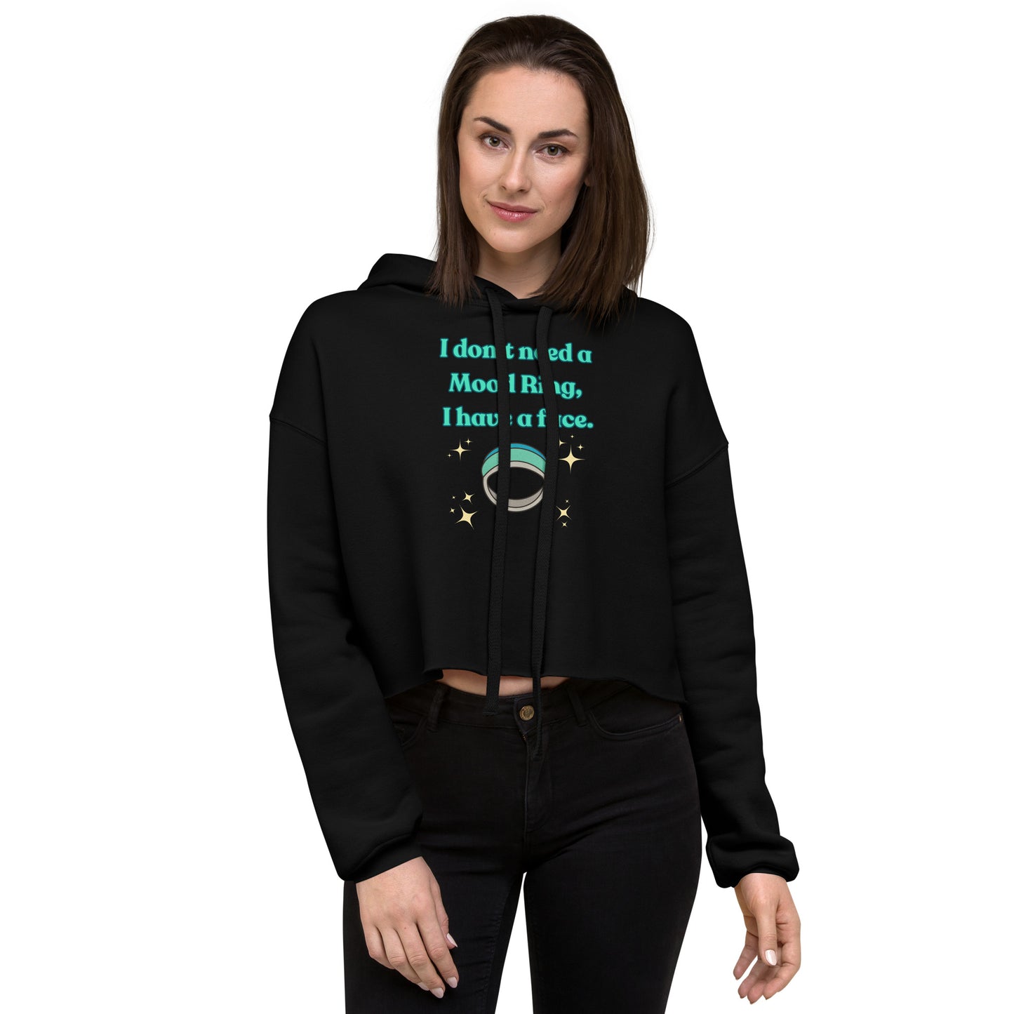 Mood Ring Crop Hoodie