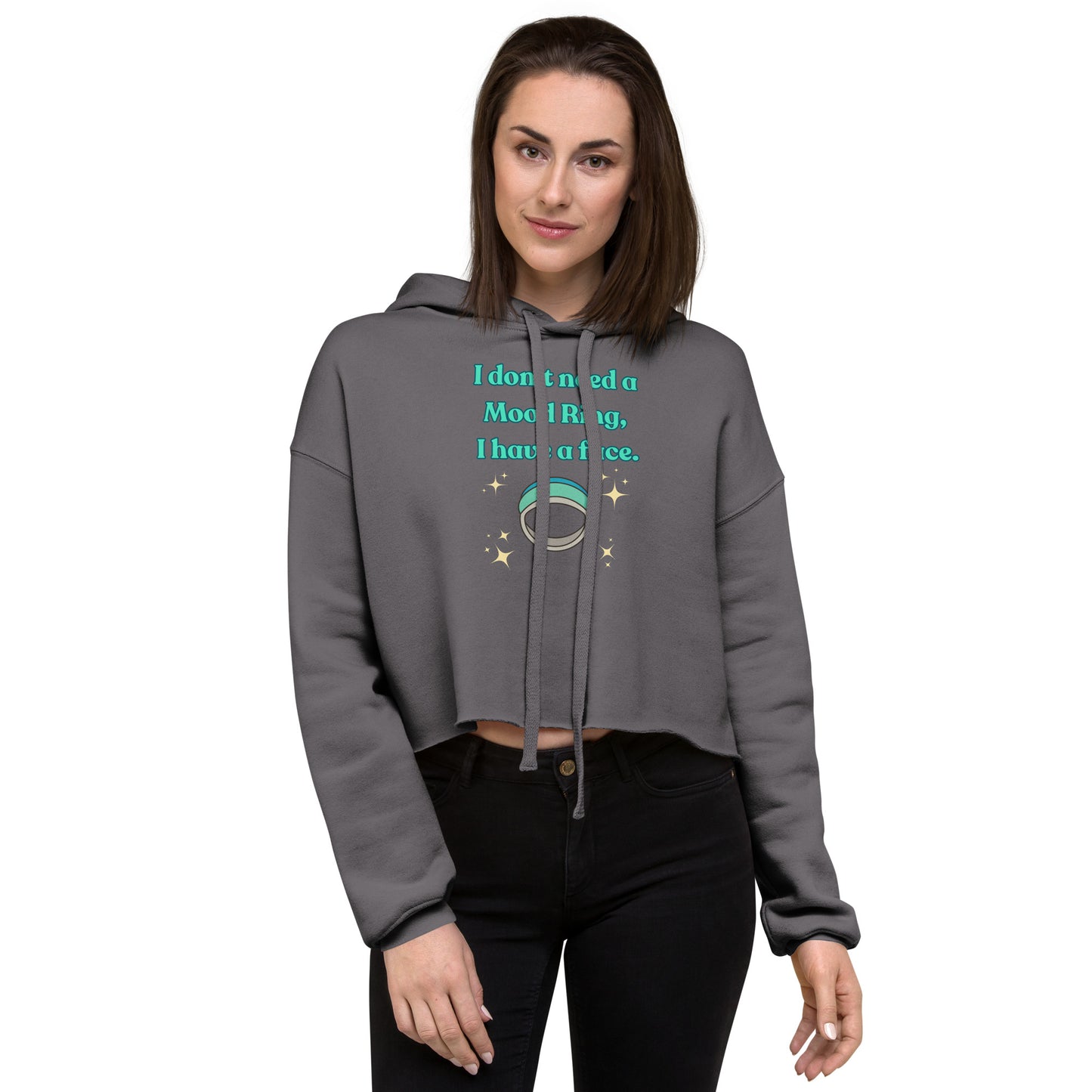 Mood Ring Crop Hoodie