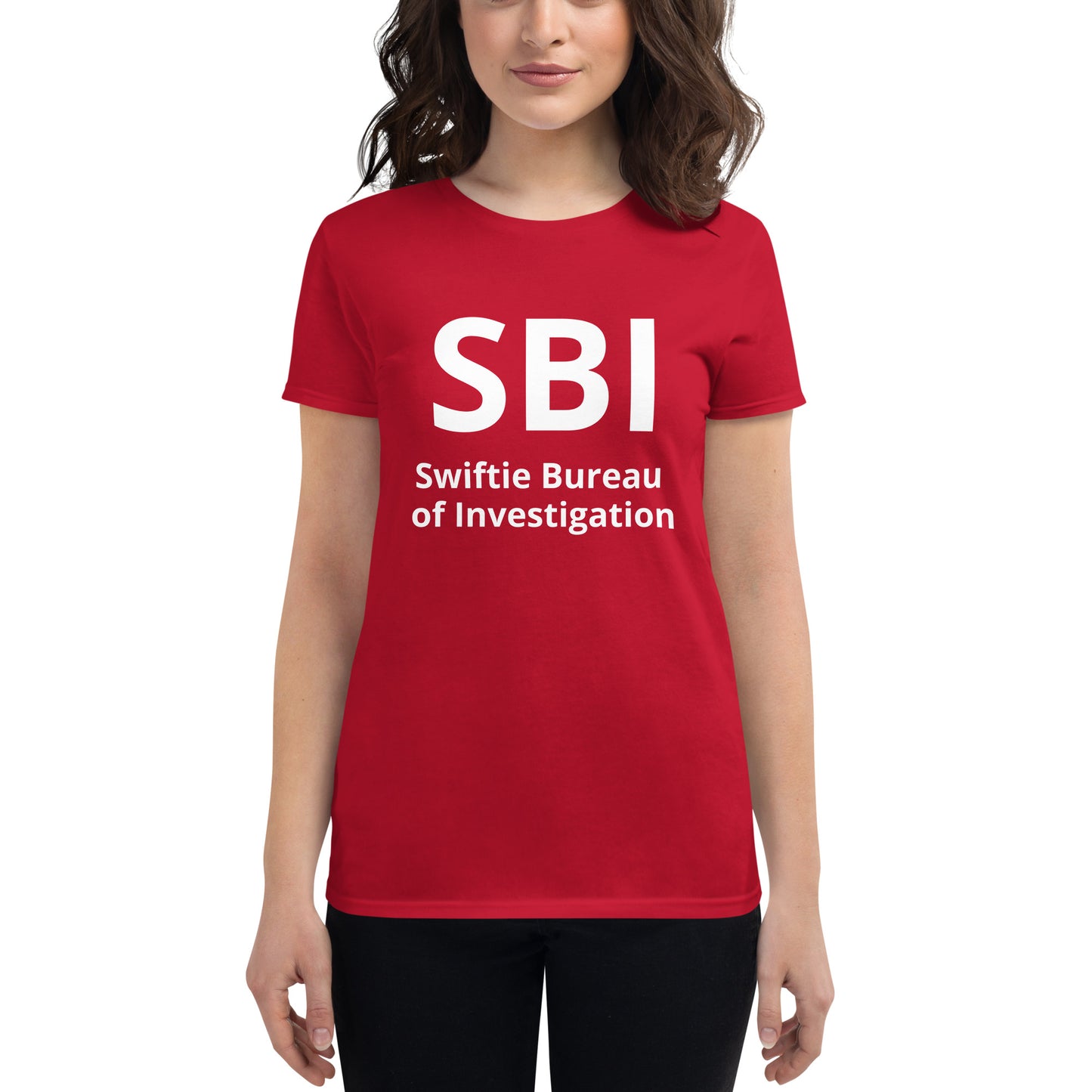 SBI Swiftie Bureau of Investigation  Women's short sleeve t-shirt