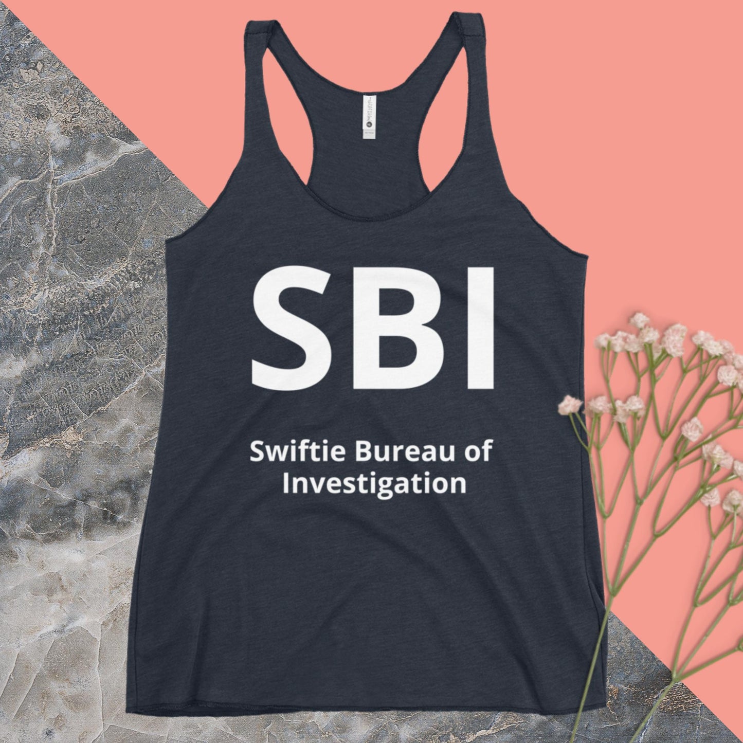 SBI Swiftie Bureau of Investigation Women's Racerback Tank